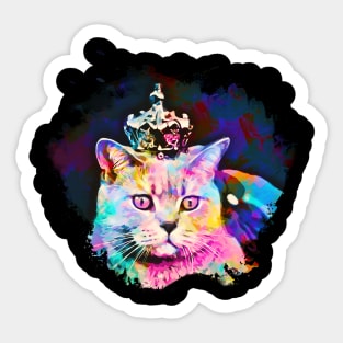 The Cat Queen Sticker